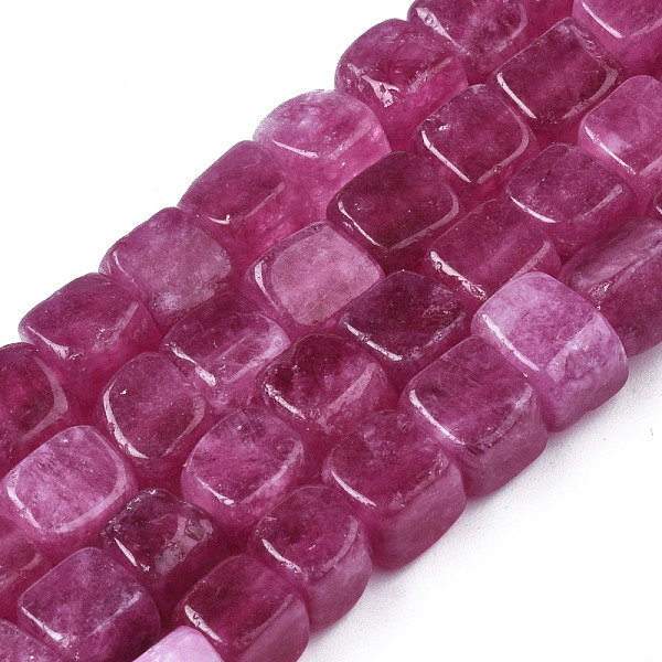 PandaHall Natural Quartz Beads Strands, Dyed, Cube, Fuchsia, 6.5~10.5x6.5~8x6~8mm, Hole: 1mm, about 50~51pcs/Strand, 14.88 inch~15.04 inch..., Pink
PandaHall Natural Quartz Beads Strands, Dyed, Cube, Fuchsia, 6.5~10.5x6.5~8x6~8mm, Hole: 1mm, about 50~51pcs/Strand, 14.88 inch~15.04 inch..., Pink