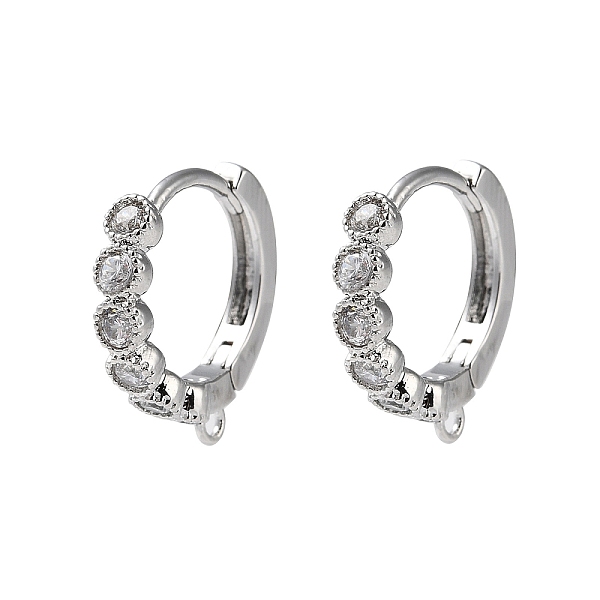 PandaHall Brass Micro Pave Cubic Zirconia Hoop Earrings Findings, Ring, Real Platinum Plated, 14x13x2.5mm, Hole: 1mm, Pin: 1mm, 18 Gauge...
PandaHall Brass Micro Pave Cubic Zirconia Hoop Earrings Findings, Ring, Real Platinum Plated, 14x13x2.5mm, Hole: 1mm, Pin: 1mm, 18 Gauge...