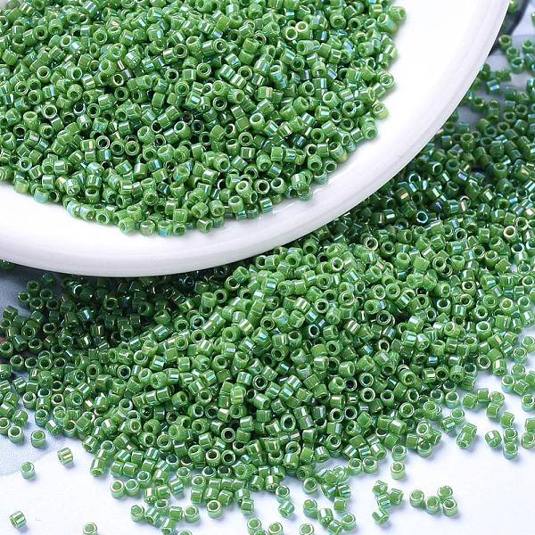 PandaHall MIYUKI Delica Beads, Cylinder, Japanese Seed Beads, 11/0, (DB0163) Opaque Green AB, 1.3x1.6mm, Hole: 0.8mm, about 2000pcs/10g...
PandaHall MIYUKI Delica Beads, Cylinder, Japanese Seed Beads, 11/0, (DB0163) Opaque Green AB, 1.3x1.6mm, Hole: 0.8mm, about 2000pcs/10g...