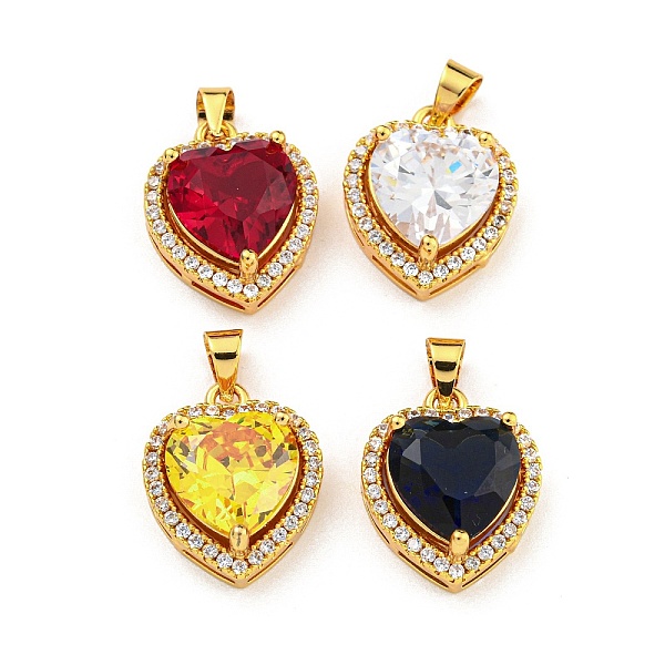 PandaHall Rack Plating Brass Micro Pave Cubic Zirconia Pendants, with Glass, Heart, Golden, 16.5x13.5x7mm, Hole: 4x3.5mm Brass+Cubic..., Multicolor
PandaHall Rack Plating Brass Micro Pave Cubic Zirconia Pendants, with Glass, Heart, Golden, 16.5x13.5x7mm, Hole: 4x3.5mm Brass+Cubic..., Multicolor