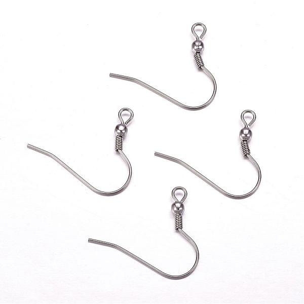PandaHall 304 Stainless Steel Earring Hooks, with Horizontal Loop, Stainless Steel Color, 21x23.5x3mm, Hole: 2mm, 22 Gauge, Pin: 0.6mm 304...
PandaHall 304 Stainless Steel Earring Hooks, with Horizontal Loop, Stainless Steel Color, 21x23.5x3mm, Hole: 2mm, 22 Gauge, Pin: 0.6mm 304...