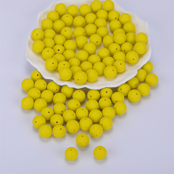 PandaHall Round Silicone Focal Beads, Chewing Beads For Teethers, DIY Nursing Necklaces Making, Champagne Yellow, 15mm, Hole: 2mm Silicone...
PandaHall Round Silicone Focal Beads, Chewing Beads For Teethers, DIY Nursing Necklaces Making, Champagne Yellow, 15mm, Hole: 2mm Silicone...