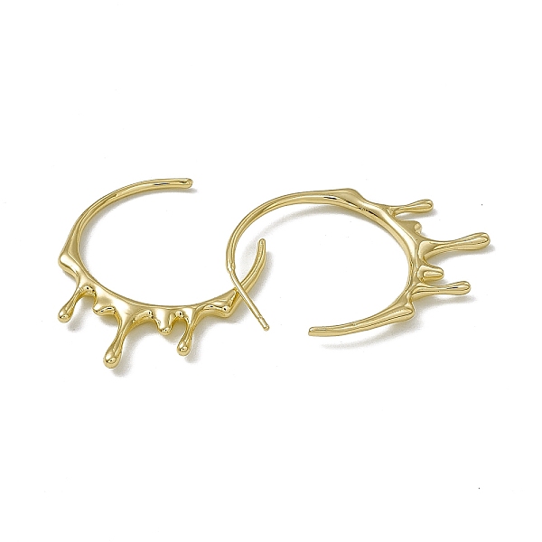 PandaHall Rack Plating Brass Melting Drop Stud Earrings, Half Hoop Earrings for Women, Lead Free & Cadmium Free, Real 18K Gold Plated...
PandaHall Rack Plating Brass Melting Drop Stud Earrings, Half Hoop Earrings for Women, Lead Free & Cadmium Free, Real 18K Gold Plated...