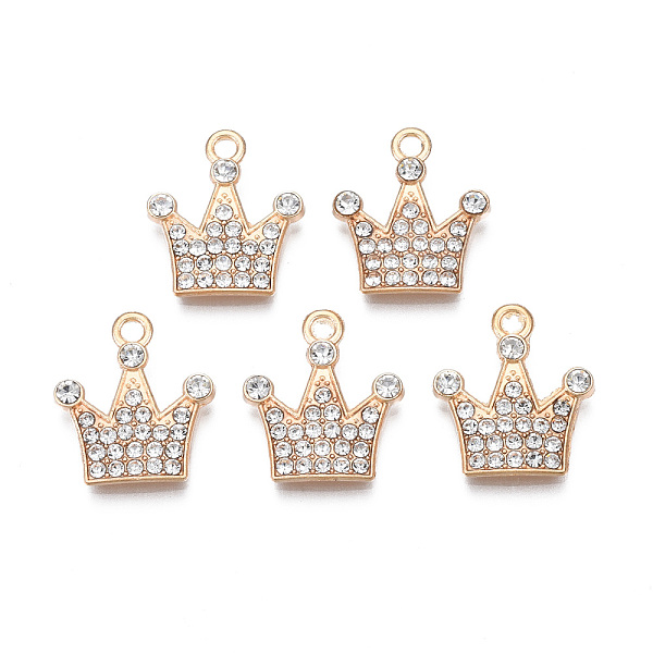 PandaHall Alloy Rhinestone Pendants, Cadmium Free & Lead Free, Light Gold, Crown, Light Gold, 17x15x3mm, Hole: 2mm Alloy+Rhinestone Crown..., Clear
PandaHall Alloy Rhinestone Pendants, Cadmium Free & Lead Free, Light Gold, Crown, Light Gold, 17x15x3mm, Hole: 2mm Alloy+Rhinestone Crown..., Clear