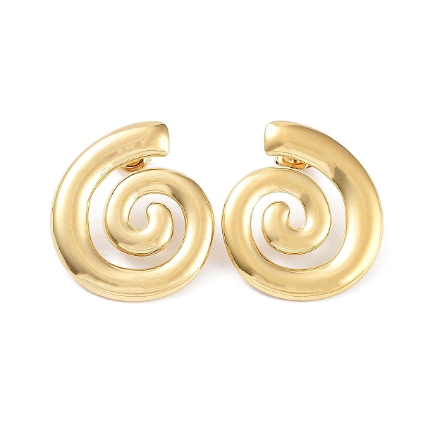 PandaHall 304 Stainless Steel Stud Earrings, Vortex, Golden, 30.5x27mm 304 Stainless Steel
PandaHall 304 Stainless Steel Stud Earrings, Vortex, Golden, 30.5x27mm 304 Stainless Steel