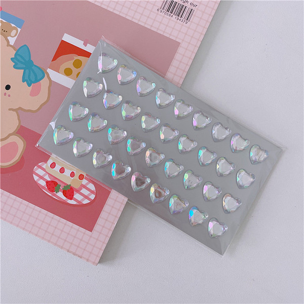 PandaHall Acrylic Rhinestone Self-Adhesive Stickers, Waterproof Bling Faceted Heart Crystal Decals for Party Decorative Presents, Kid's Art..., White
PandaHall Acrylic Rhinestone Self-Adhesive Stickers, Waterproof Bling Faceted Heart Crystal Decals for Party Decorative Presents, Kid's Art..., White