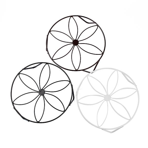 PandaHall 3Pcs 3 Colors Flat Round with Flower Pattern Iron Display Decorations, for Garden Plant Supports, Mixed Color, 240x70mm..., Multicolor
PandaHall 3Pcs 3 Colors Flat Round with Flower Pattern Iron Display Decorations, for Garden Plant Supports, Mixed Color, 240x70mm..., Multicolor