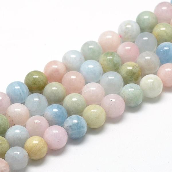 PandaHall Natural Morganite Beads Strands, Grade A, Round, 6~7mm, Hole: 1mm, about 60~67pcs/strand, 15.7 inch Morganite Round
PandaHall Natural Morganite Beads Strands, Grade A, Round, 6~7mm, Hole: 1mm, about 60~67pcs/strand, 15.7 inch Morganite Round
