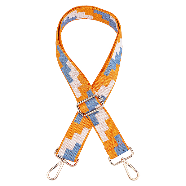 PandaHall 1Pc Flat Polyester Bag Strap, with Zinc Alloy Clasps, Geometric Patterns, for Bag Replacement Accessories, Orange, 66x3.6cm, 1pc...
PandaHall 1Pc Flat Polyester Bag Strap, with Zinc Alloy Clasps, Geometric Patterns, for Bag Replacement Accessories, Orange, 66x3.6cm, 1pc...