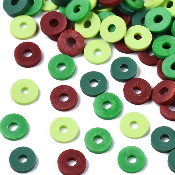 PandaHall Handmade Polymer Clay Beads, Heishi Beads, for DIY Jewelry Crafts Supplies, Disc/Flat Round, Sea Green, 6x1mm, Hole: 2mm, about...
PandaHall Handmade Polymer Clay Beads, Heishi Beads, for DIY Jewelry Crafts Supplies, Disc/Flat Round, Sea Green, 6x1mm, Hole: 2mm, about...