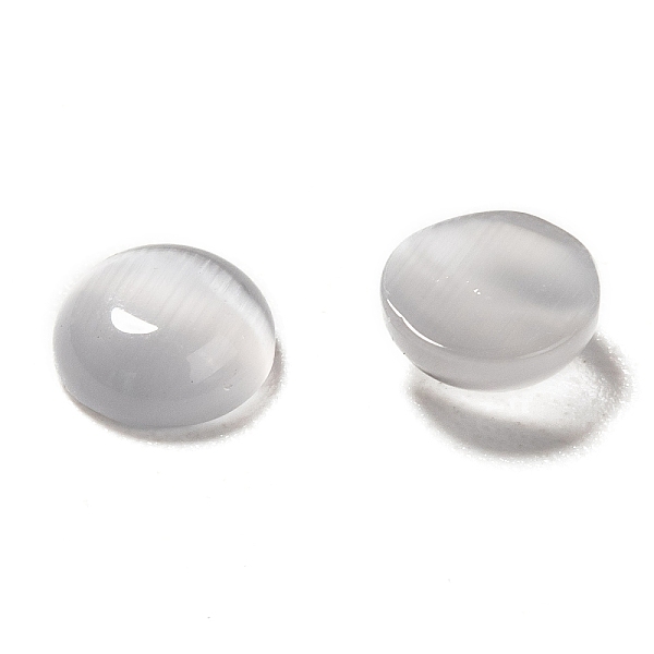 PandaHall Cat Eye Cabochons, Half Round/Dome, Gray, 6x3mm Glass Half Round Gray
PandaHall Cat Eye Cabochons, Half Round/Dome, Gray, 6x3mm Glass Half Round Gray