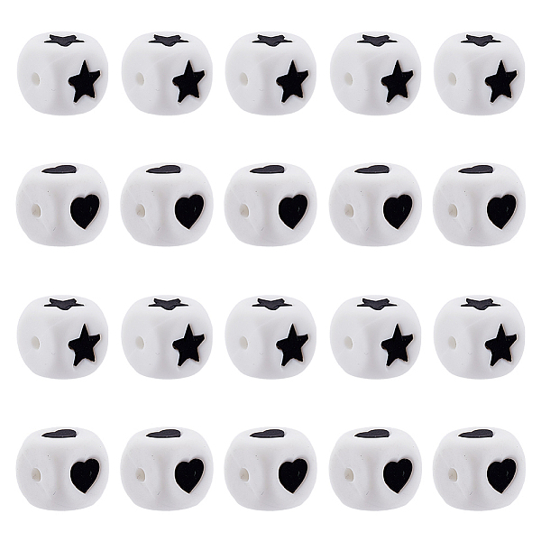 PandaHall DICOSMETIC 30Pcs 2 Style Cube Food Grade Eco-Friendly Silicone Beads, Chewing Beads For Teethers, DIY Nursing Necklaces Making..., White
PandaHall DICOSMETIC 30Pcs 2 Style Cube Food Grade Eco-Friendly Silicone Beads, Chewing Beads For Teethers, DIY Nursing Necklaces Making..., White