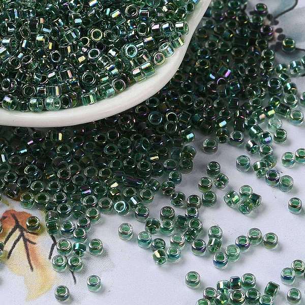 PandaHall Glass Seed Beads, Opaque Colours Rainbow, Cylinder, Dark Slate Gray, 2.5x2mm, Hole: 1.4mm Glass
PandaHall Glass Seed Beads, Opaque Colours Rainbow, Cylinder, Dark Slate Gray, 2.5x2mm, Hole: 1.4mm Glass