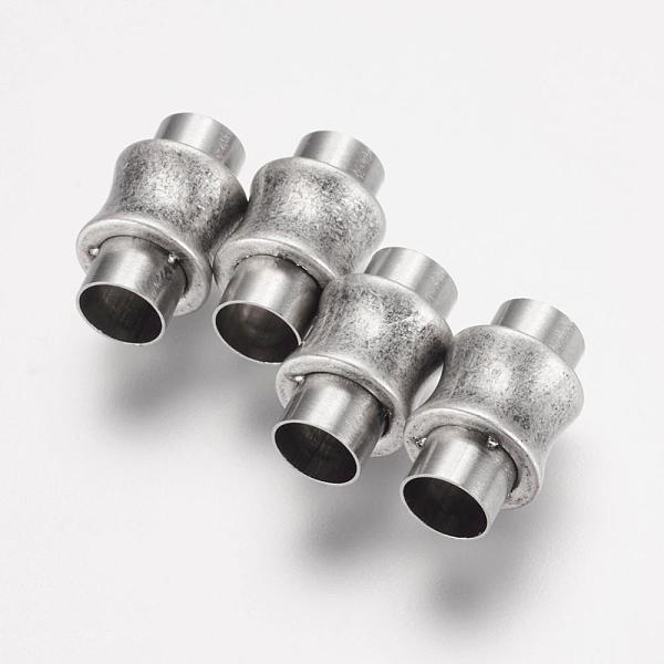 PandaHall 304 Stainless Steel Magnetic Clasps with Glue-in Ends, Vase, Antique Silver, 16.5x10mm, Hole: 6mm 304 Stainless Steel Vase
PandaHall 304 Stainless Steel Magnetic Clasps with Glue-in Ends, Vase, Antique Silver, 16.5x10mm, Hole: 6mm 304 Stainless Steel Vase
