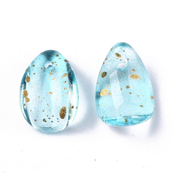 PandaHall Transparent Spray Painted Glass Charms, with Gold Foil, Petaline, Light Sky Blue, 12x8x4.5mm, Hole: 1mm Glass Petaline
PandaHall Transparent Spray Painted Glass Charms, with Gold Foil, Petaline, Light Sky Blue, 12x8x4.5mm, Hole: 1mm Glass Petaline