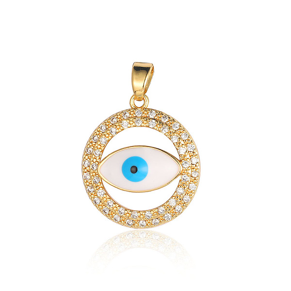 PandaHall Brass Micro Pave Cubic Zirconia Pendants, Evil Eye Charms, Real 18K Gold Plated, 20x18x3.8mm Brass+Cubic Zirconia Evil Eye Clear
PandaHall Brass Micro Pave Cubic Zirconia Pendants, Evil Eye Charms, Real 18K Gold Plated, 20x18x3.8mm Brass+Cubic Zirconia Evil Eye Clear