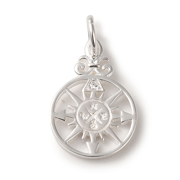 PandaHall 925 Sterling Silver Pave Clear Cubic Zirconia Compass Charms, with Jump Rings & 925 Stamp, Silver, 15x10x1mm, Hole: 3mm Sterling...
PandaHall 925 Sterling Silver Pave Clear Cubic Zirconia Compass Charms, with Jump Rings & 925 Stamp, Silver, 15x10x1mm, Hole: 3mm Sterling...