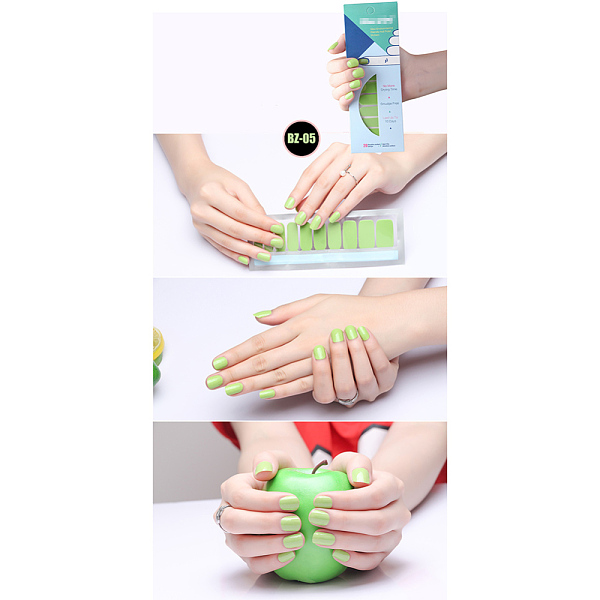 PandaHall Glitter Solid Color Nail Polish Strips Stickers, with Nail File and Alcohol Pad, for Women Girls DIY Nail Art, Lawn Green...
PandaHall Glitter Solid Color Nail Polish Strips Stickers, with Nail File and Alcohol Pad, for Women Girls DIY Nail Art, Lawn Green...