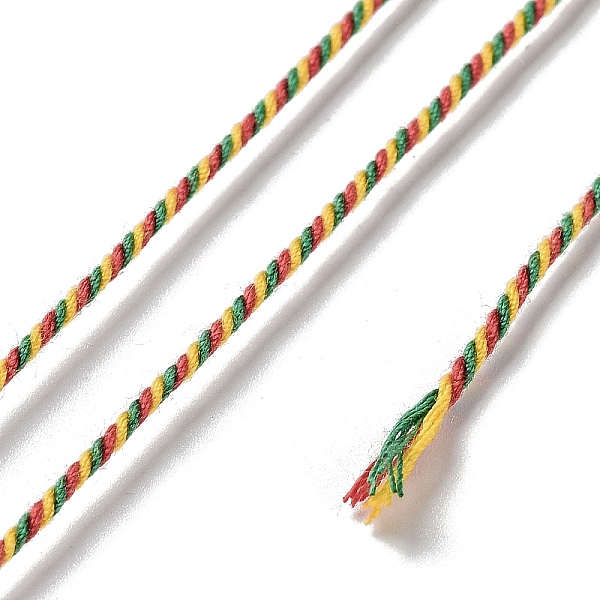 PandaHall Polyester Twisted Cord, Round, for DIY Jewelry Making, Gold, 1mm, about 49.21 Yards(45m)/Roll Polyester Gold
PandaHall Polyester Twisted Cord, Round, for DIY Jewelry Making, Gold, 1mm, about 49.21 Yards(45m)/Roll Polyester Gold
