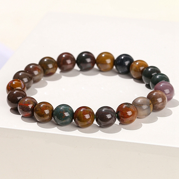 PandaHall Natural Green Ocean Agate Round Stretch Bracelets for Women, Inner Diameter: 2-3/8 inch(6cm), Bead: 6mm Ocean Agate Round
PandaHall Natural Green Ocean Agate Round Stretch Bracelets for Women, Inner Diameter: 2-3/8 inch(6cm), Bead: 6mm Ocean Agate Round