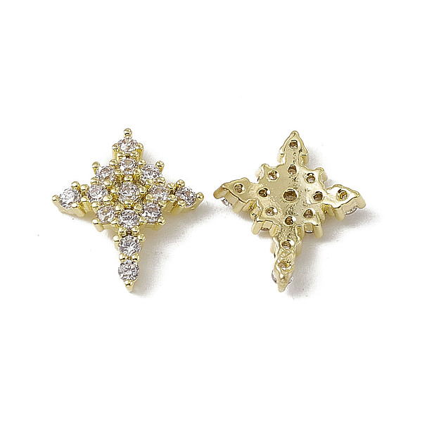 PandaHall Brass Pave Clear Cubic Zirconia Cabochons, Nail Art Decoration Accessories, with Glass Rhinestone, Star, Light Gold, 12x10.5x2mm...
PandaHall Brass Pave Clear Cubic Zirconia Cabochons, Nail Art Decoration Accessories, with Glass Rhinestone, Star, Light Gold, 12x10.5x2mm...
