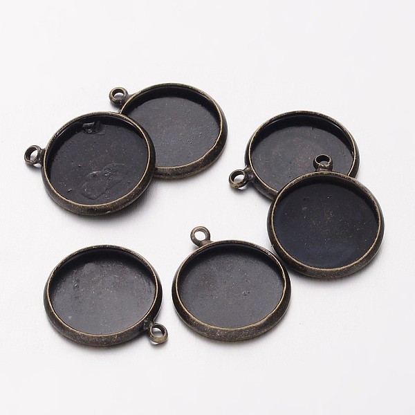 PandaHall Brass Pendant Cabochon Settings, Plain Edge Bezel Cups, Lead Free & Cadmium Free, Antique Bronze, Tray: 12mm, 17x14x2mm, Hole...
PandaHall Brass Pendant Cabochon Settings, Plain Edge Bezel Cups, Lead Free & Cadmium Free, Antique Bronze, Tray: 12mm, 17x14x2mm, Hole...