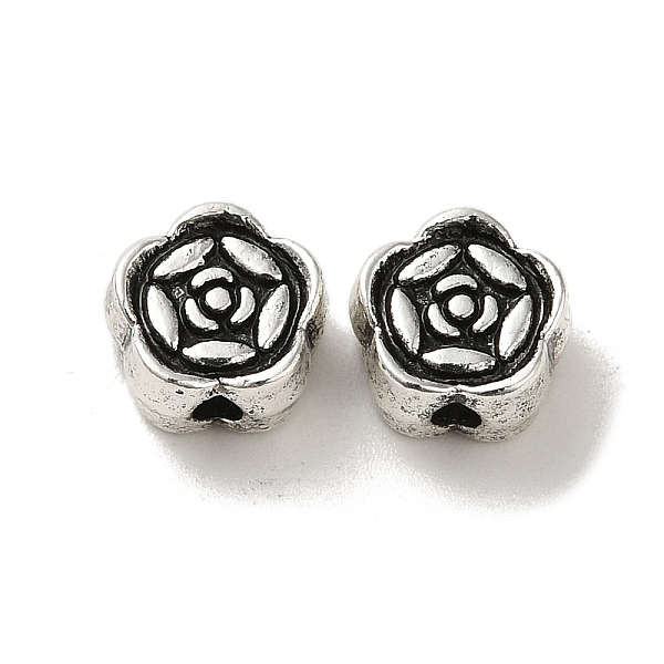 PandaHall Tibetan Style Alloy Beads, Cadmium Free & Lead Free, Antique Silver, Flower, 7.5x8x4mm, Hole: 1.6mm, about 1098pcs/1000g Alloy...
PandaHall Tibetan Style Alloy Beads, Cadmium Free & Lead Free, Antique Silver, Flower, 7.5x8x4mm, Hole: 1.6mm, about 1098pcs/1000g Alloy...