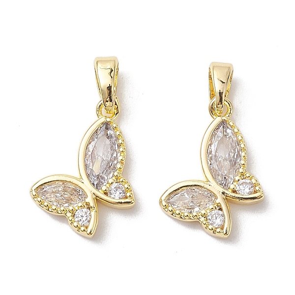 PandaHall Brass Micro Pave Clear Cubic Zirconia Pendants, Butterfly Charms, Real 18K Gold Plated, 16x11.5x2.8mm, Hole: 5x2.8mm Brass+Cubic...
PandaHall Brass Micro Pave Clear Cubic Zirconia Pendants, Butterfly Charms, Real 18K Gold Plated, 16x11.5x2.8mm, Hole: 5x2.8mm Brass+Cubic...