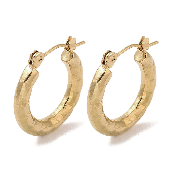 PandaHall Hammered 201 Stainless Steel Half Hoop Earrings for Women, with 304 Stainless Steel Pin, Golden, 20x4mm 201 Stainless Steel
PandaHall Hammered 201 Stainless Steel Half Hoop Earrings for Women, with 304 Stainless Steel Pin, Golden, 20x4mm 201 Stainless Steel