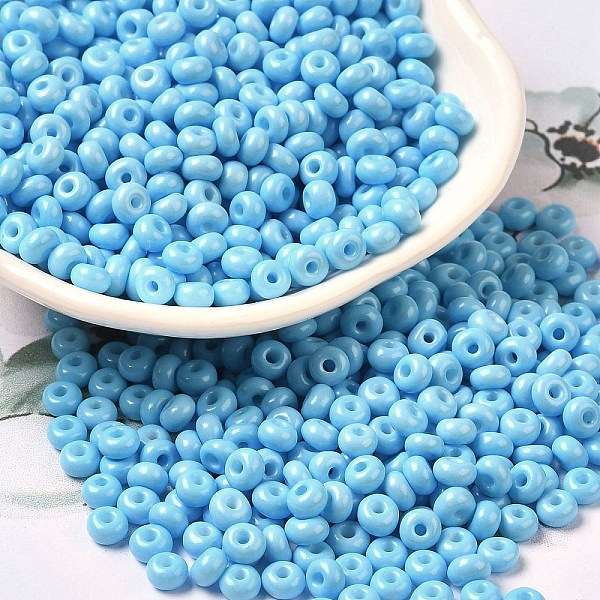 PandaHall Baking Paint Glass Seed Beads, Donut, Deep Sky Blue, 4x2.5mm, Hole: 1mm, about 6205pcs/pound Glass Donut
PandaHall Baking Paint Glass Seed Beads, Donut, Deep Sky Blue, 4x2.5mm, Hole: 1mm, about 6205pcs/pound Glass Donut