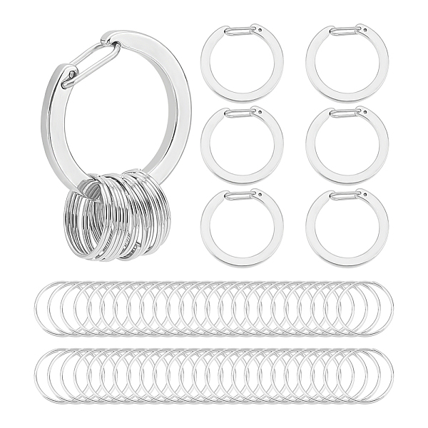PandaHall Unicraftale DIY Keychain Making Finding Kit, Including 304 Stainless Steel Spring Gate Rings, Iron Keychian Rings, Platinum &...
PandaHall Unicraftale DIY Keychain Making Finding Kit, Including 304 Stainless Steel Spring Gate Rings, Iron Keychian Rings, Platinum &...
