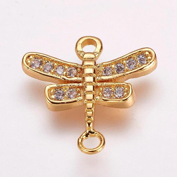 PandaHall Brass Micro Pave Cubic Zirconia Links, Dragonfly, Golden, 13x13.5x2mm, Hole: 1mm Brass+Cubic Zirconia Dragonfly
PandaHall Brass Micro Pave Cubic Zirconia Links, Dragonfly, Golden, 13x13.5x2mm, Hole: 1mm Brass+Cubic Zirconia Dragonfly