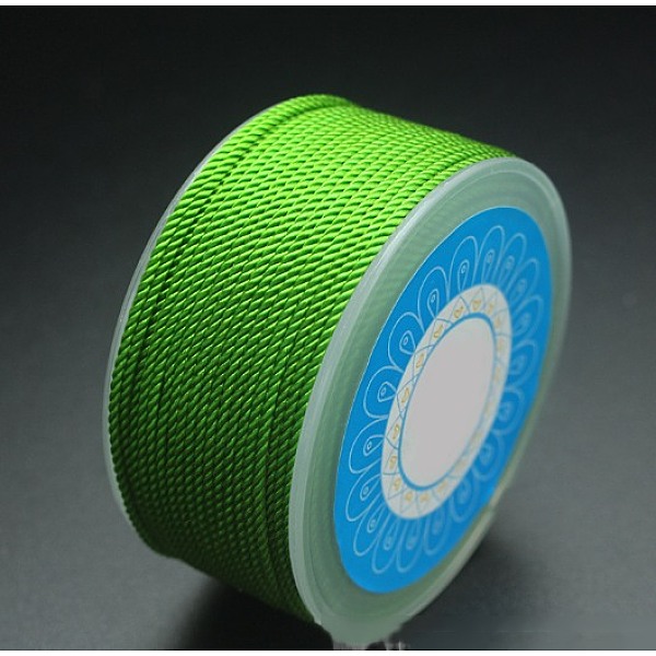 PandaHall Round Nylon Cords, Milan Cords/Twisted Cords, Lawn Green, 1.5mm, about 25.15 yards(23m)/roll Nylon Green
PandaHall Round Nylon Cords, Milan Cords/Twisted Cords, Lawn Green, 1.5mm, about 25.15 yards(23m)/roll Nylon Green