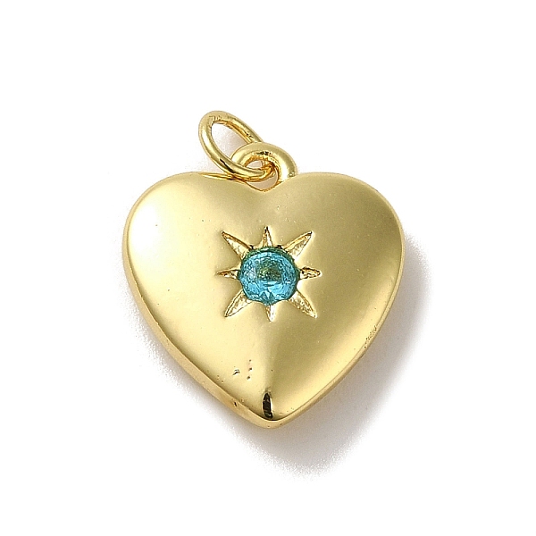 PandaHall Rack Plating Brass Micro Pave Cubic Zirconia Pendants, Cadmium Free & Lead Free, Heart, Sky Blue, 17x15.5x4mm, Hole: 3mm...
PandaHall Rack Plating Brass Micro Pave Cubic Zirconia Pendants, Cadmium Free & Lead Free, Heart, Sky Blue, 17x15.5x4mm, Hole: 3mm...