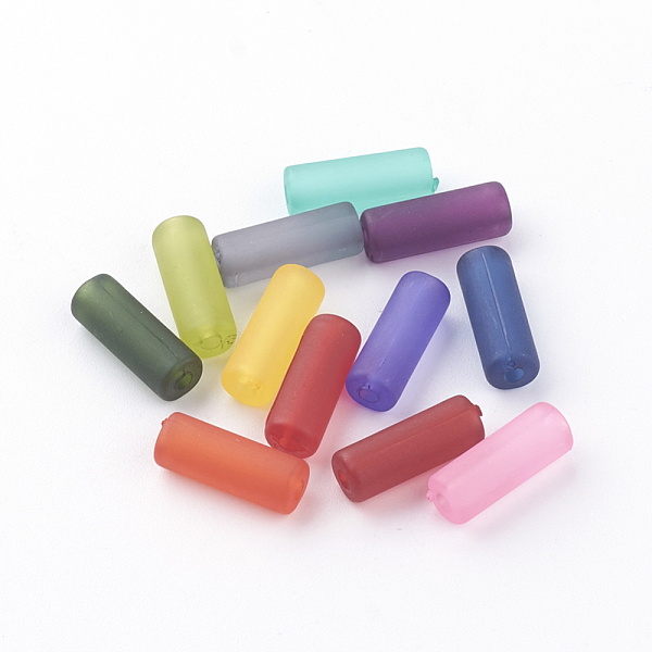 PandaHall Transparent Acrylic Beads, Frosted, Column, Mixed Color, 13x5mm, Hole: 1.5mm, about 1940pcs/500g Acrylic Column Multicolor
PandaHall Transparent Acrylic Beads, Frosted, Column, Mixed Color, 13x5mm, Hole: 1.5mm, about 1940pcs/500g Acrylic Column Multicolor