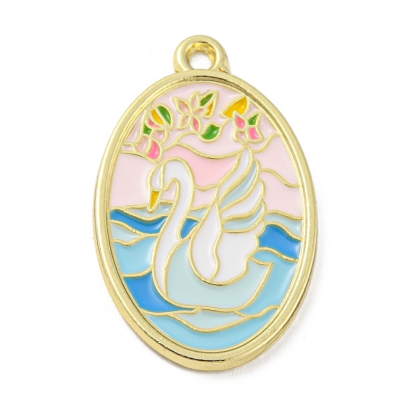 PandaHall Alloy Pendants, with Enamel, Oval, Golden, Goose, 28x17x2mm, Hole: 2mm Alloy+Enamel Goose
PandaHall Alloy Pendants, with Enamel, Oval, Golden, Goose, 28x17x2mm, Hole: 2mm Alloy+Enamel Goose