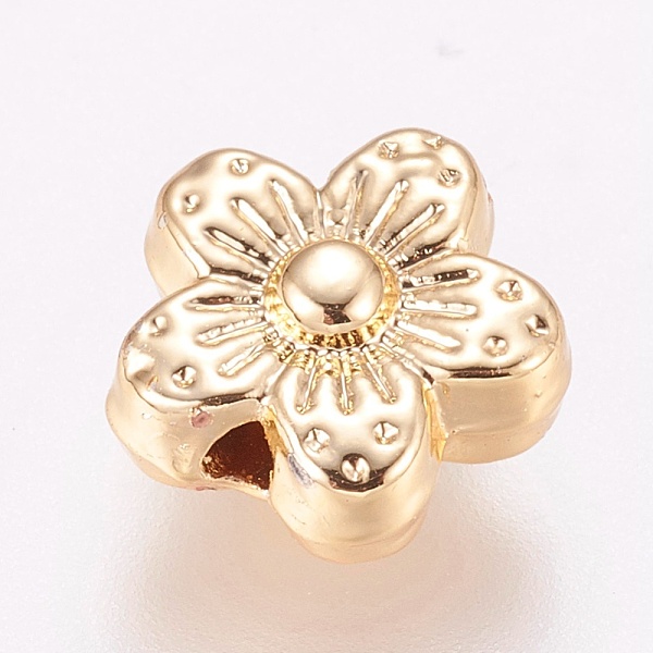 PandaHall Alloy Beads, Long-Lasting Plated, Real 18K Gold Plated, Flower, Light Gold, 9x4.5mm, Hole: 1mm Alloy Flower
PandaHall Alloy Beads, Long-Lasting Plated, Real 18K Gold Plated, Flower, Light Gold, 9x4.5mm, Hole: 1mm Alloy Flower