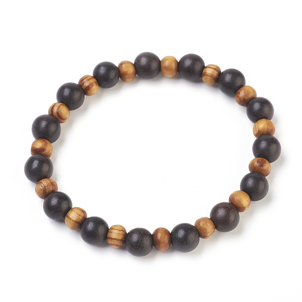 PandaHall Natural Sandalwood Stretch Bracelets, with Round Wood Beads, 2-1/8 inch(5.5cm) Wood
PandaHall Natural Sandalwood Stretch Bracelets, with Round Wood Beads, 2-1/8 inch(5.5cm) Wood