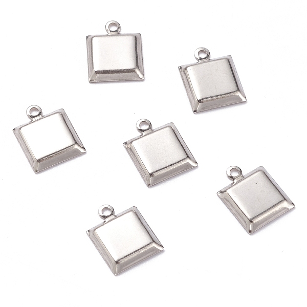 PandaHall 201 Stainless Steel Pendant Cabochon Settings, Square, Stainless Steel Color, Tray: 6x6mm, 11x9x2mm, Hole: 1.2mm 201 Stainless...
PandaHall 201 Stainless Steel Pendant Cabochon Settings, Square, Stainless Steel Color, Tray: 6x6mm, 11x9x2mm, Hole: 1.2mm 201 Stainless...
