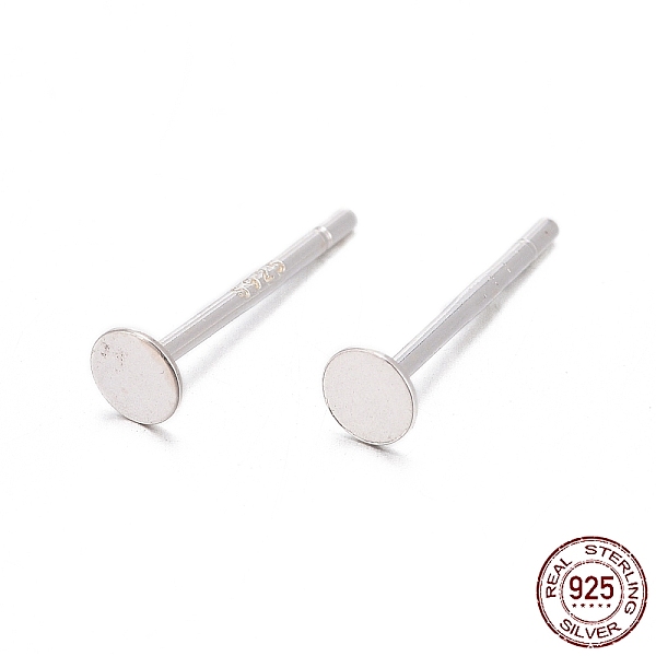 PandaHall Sterling Silver Ear Stud Findings, Earring Posts, Silver, 11.5x3mm, Pin: 0.7mm Sterling Silver
PandaHall Sterling Silver Ear Stud Findings, Earring Posts, Silver, 11.5x3mm, Pin: 0.7mm Sterling Silver