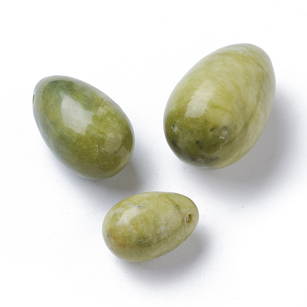 PandaHall Natural Xinyi Jade/Chinese Southern Jade Pendants Sets, Egg Stone, 45~46x30mm, 39~40x25~25.5mm, 30~31x20~20.5mm, Hole: 1.5~2mm...
PandaHall Natural Xinyi Jade/Chinese Southern Jade Pendants Sets, Egg Stone, 45~46x30mm, 39~40x25~25.5mm, 30~31x20~20.5mm, Hole: 1.5~2mm...