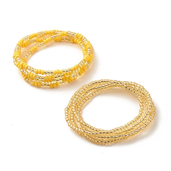 PandaHall 2Pcs Summer Jewelry Waist Bead, Body Chain, Glass Seed Beaded Belly Chain, Bikini Jewelry for Woman Girl, Gold, 31.50 inch(80cm)...
PandaHall 2Pcs Summer Jewelry Waist Bead, Body Chain, Glass Seed Beaded Belly Chain, Bikini Jewelry for Woman Girl, Gold, 31.50 inch(80cm)...