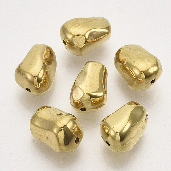 PandaHall CCB Plastic Beads, Nuggets, Golden, 13x8.5x8.5mm, Hole: 1.2mm Plastic Nuggets
PandaHall CCB Plastic Beads, Nuggets, Golden, 13x8.5x8.5mm, Hole: 1.2mm Plastic Nuggets