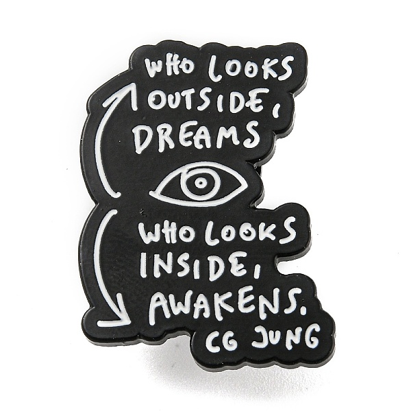 PandaHall Word Who Looks Outside Enamel Pins, Black Alloy Badge for Backpack Clothes, Eye, 30x22.5x1.8mm Alloy+Enamel Eye Black
PandaHall Word Who Looks Outside Enamel Pins, Black Alloy Badge for Backpack Clothes, Eye, 30x22.5x1.8mm Alloy+Enamel Eye Black