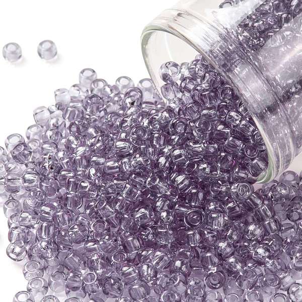 PandaHall TOHO Round Seed Beads, Japanese Seed Beads, (1300) Transparent Alexandrite, 8/0, 3mm, Hole: 1mm, about 220pcs/10g Glass Purple
PandaHall TOHO Round Seed Beads, Japanese Seed Beads, (1300) Transparent Alexandrite, 8/0, 3mm, Hole: 1mm, about 220pcs/10g Glass Purple