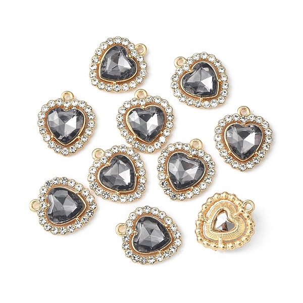 PandaHall Alloy Rhinestone Charms, Heart, Light Gold, Tanzanite, 18x16x5mm, Hole: 1.4mm Alloy+Rhinestone Heart Purple
PandaHall Alloy Rhinestone Charms, Heart, Light Gold, Tanzanite, 18x16x5mm, Hole: 1.4mm Alloy+Rhinestone Heart Purple