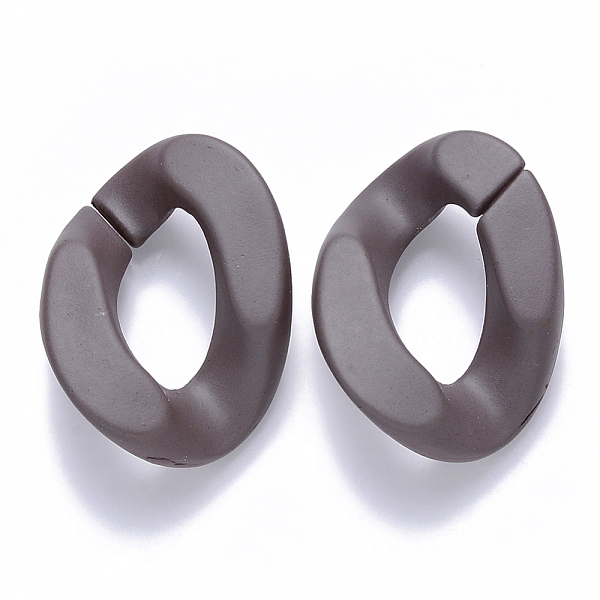 PandaHall Opaque Spray Painted Acrylic Linking Rings, Quick Link Connectors, for Curb Chains Making, Twist, Coconut Brown, 30x21x6mm, Inner...
PandaHall Opaque Spray Painted Acrylic Linking Rings, Quick Link Connectors, for Curb Chains Making, Twist, Coconut Brown, 30x21x6mm, Inner...