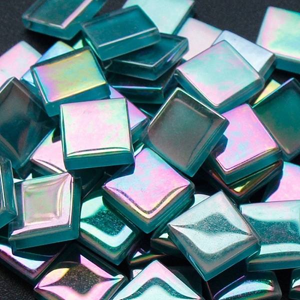 PandaHall Glass Mosaic Cabochons, Square, Teal, 15x15x4mm, 240pcs/bag Glass Square Cyan
PandaHall Glass Mosaic Cabochons, Square, Teal, 15x15x4mm, 240pcs/bag Glass Square Cyan