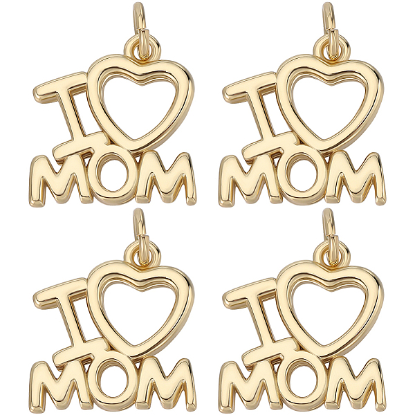 PandaHall Beebeecraft 8Pcs Mother's Day Rack Plating Brass Charms, with Jump Ring, Cadmium Free & Lead Free, Long-Lasting Plated, Word I...
PandaHall Beebeecraft 8Pcs Mother's Day Rack Plating Brass Charms, with Jump Ring, Cadmium Free & Lead Free, Long-Lasting Plated, Word I...