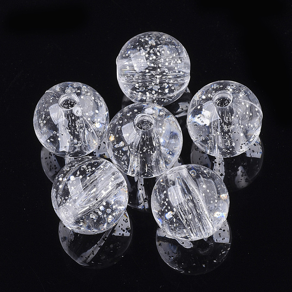PandaHall Transparent Acrylic Beads, with Glitter Beads, Round, Clear, 10mm, Hole: 1.8mm, about 940pcs/500g Acrylic Round Clear
PandaHall Transparent Acrylic Beads, with Glitter Beads, Round, Clear, 10mm, Hole: 1.8mm, about 940pcs/500g Acrylic Round Clear